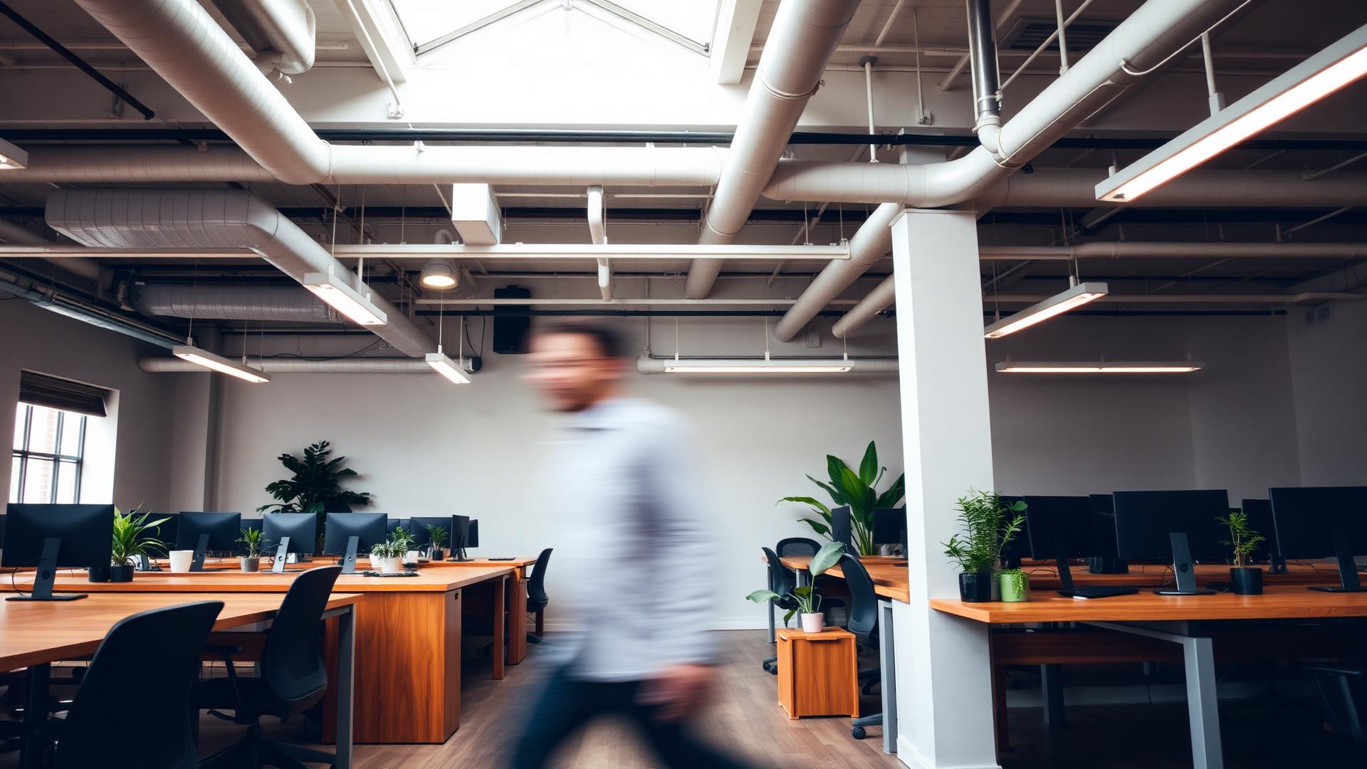 Relentiv team working in a modern engineering office